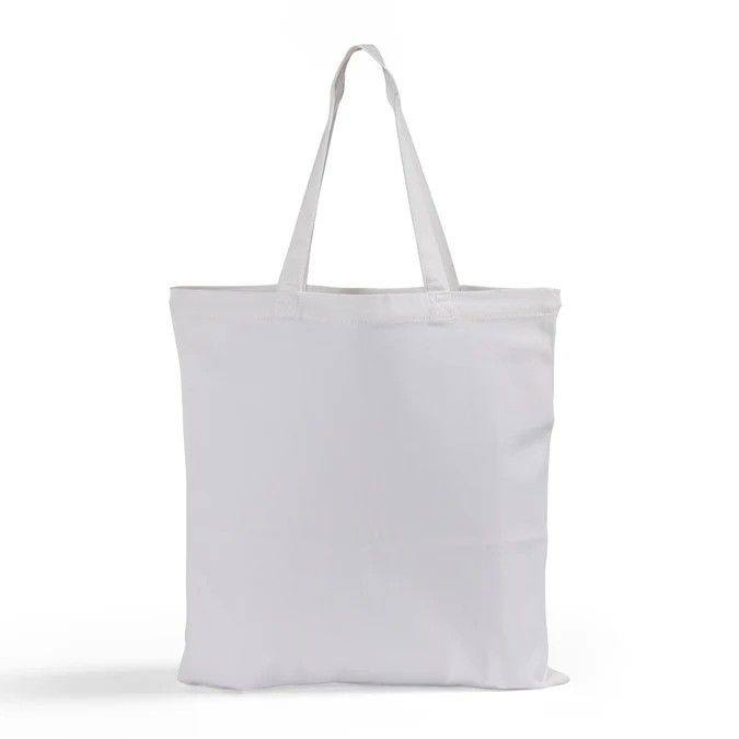 Sublimation 100% Polyester Canvas Tote Bags