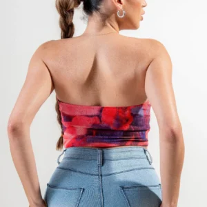 Mesh Print Top