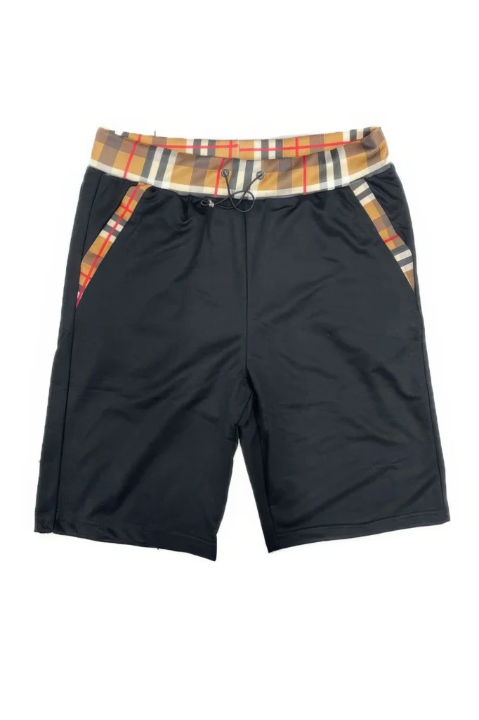 Plaid Checkered Band Shorts