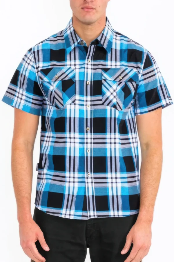 Mens Checkered Two Pocket Shirt - Image 10