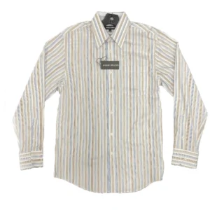 Michael Brandon Long Sleeve Striped Shirt