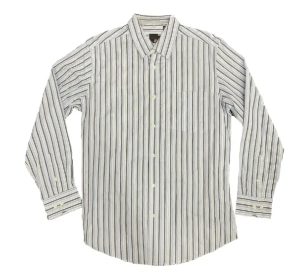 Michael Brandon Long Sleeve Striped Shirt - Image 2