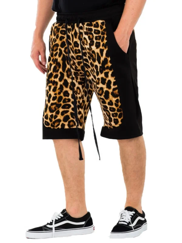 Cheetah Contrast Shorts - Image 2