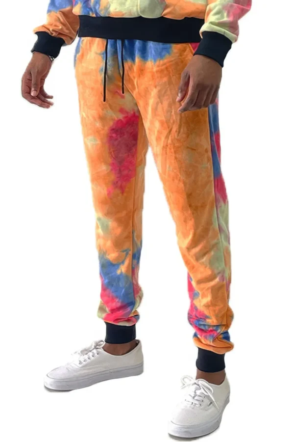 Cotton Tye Dye Sweat Pants - Image 5