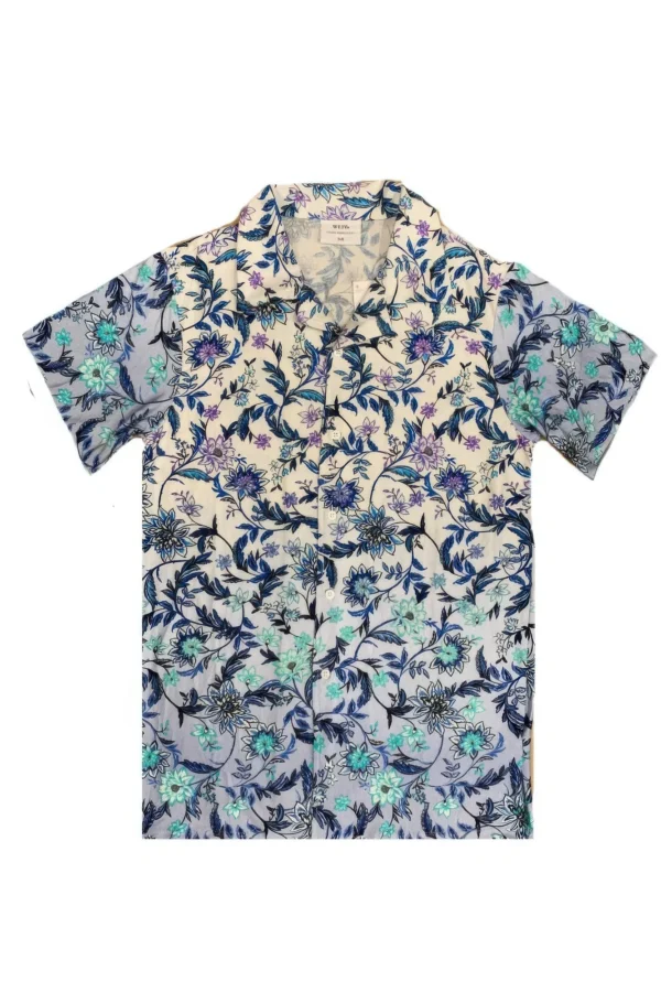 Mens Paisley Button Down Shirt - Image 2