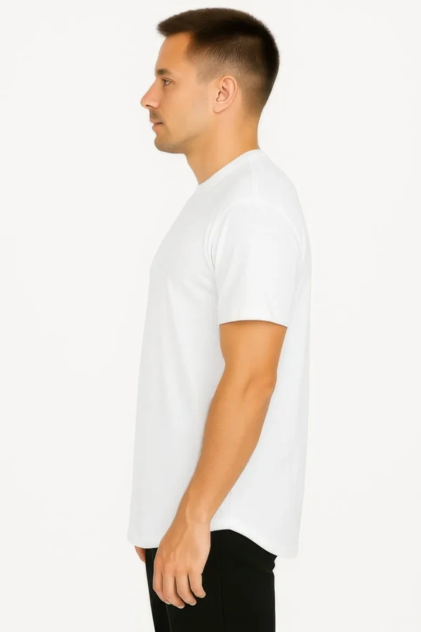 Curved Athletic Sports T-shirt - Image 2