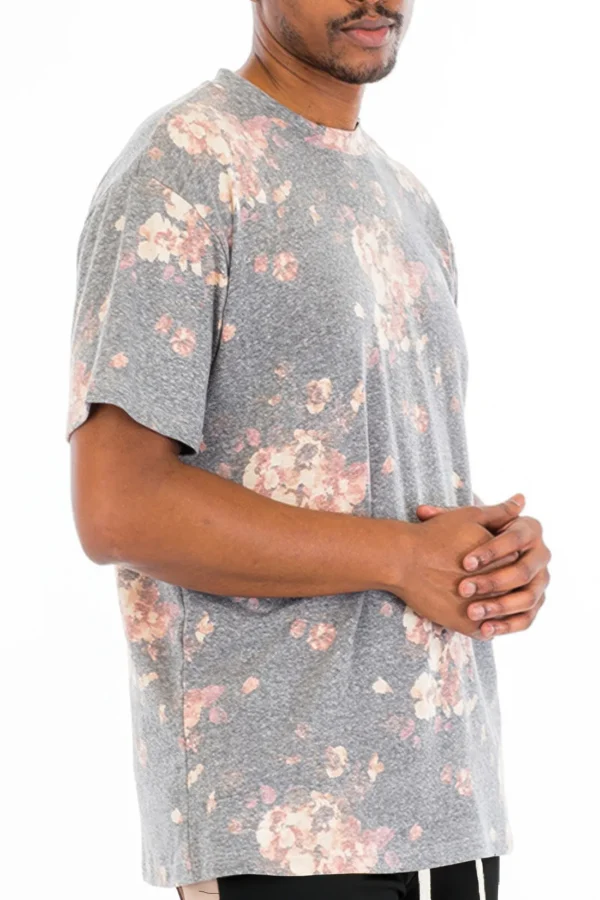 Heathered Floral Tshirt - Image 2