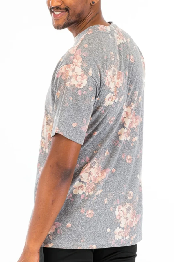 Heathered Floral Tshirt - Image 3