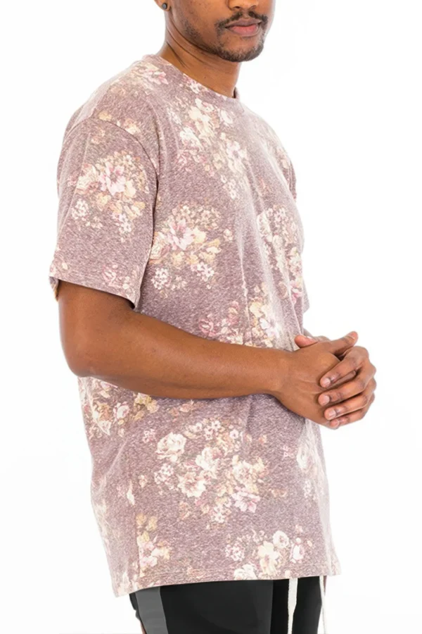 Heathered Floral Tshirt - Image 5