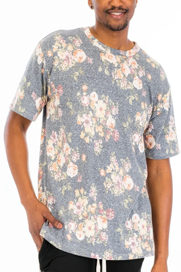 Heathered Floral Tshirt - Image 7