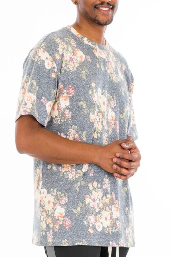 Heathered Floral Tshirt - Image 8
