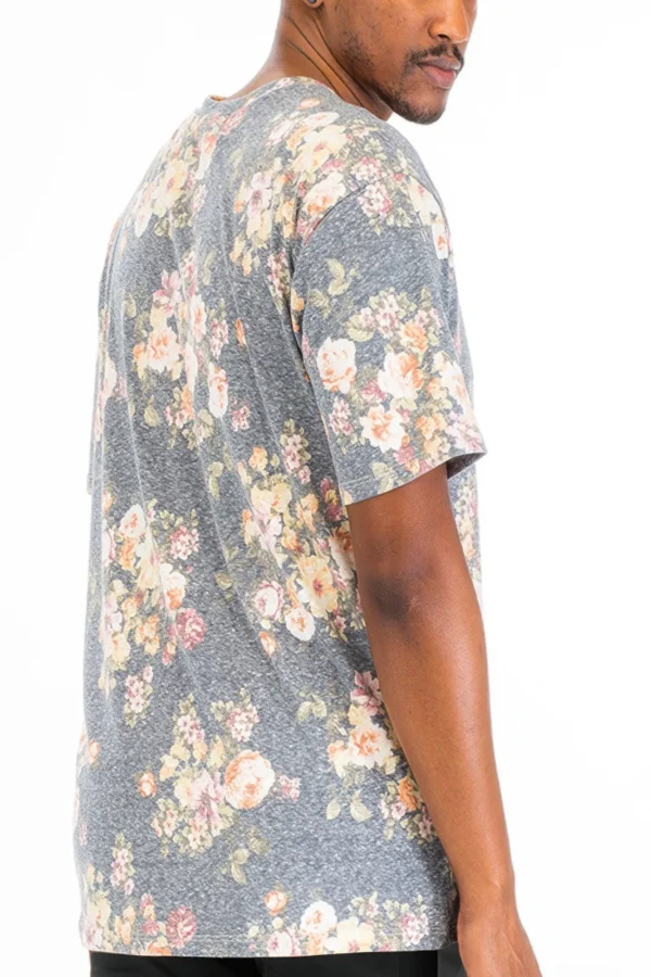 Heathered Floral Tshirt - Image 9