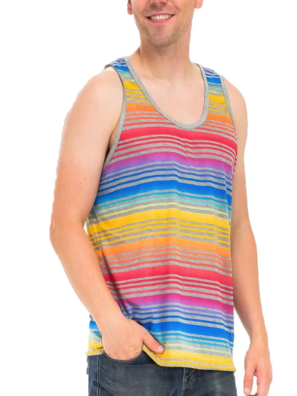 Pastel Striped Tank Top - Image 3