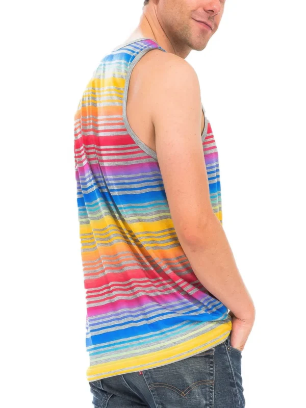 Pastel Striped Tank Top - Image 4