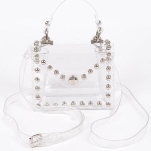 Transparent Studded Mini Bag