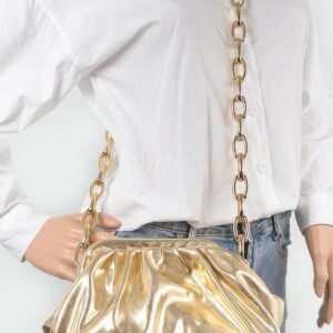 Metallic Pouch W Ccb Resin Chain