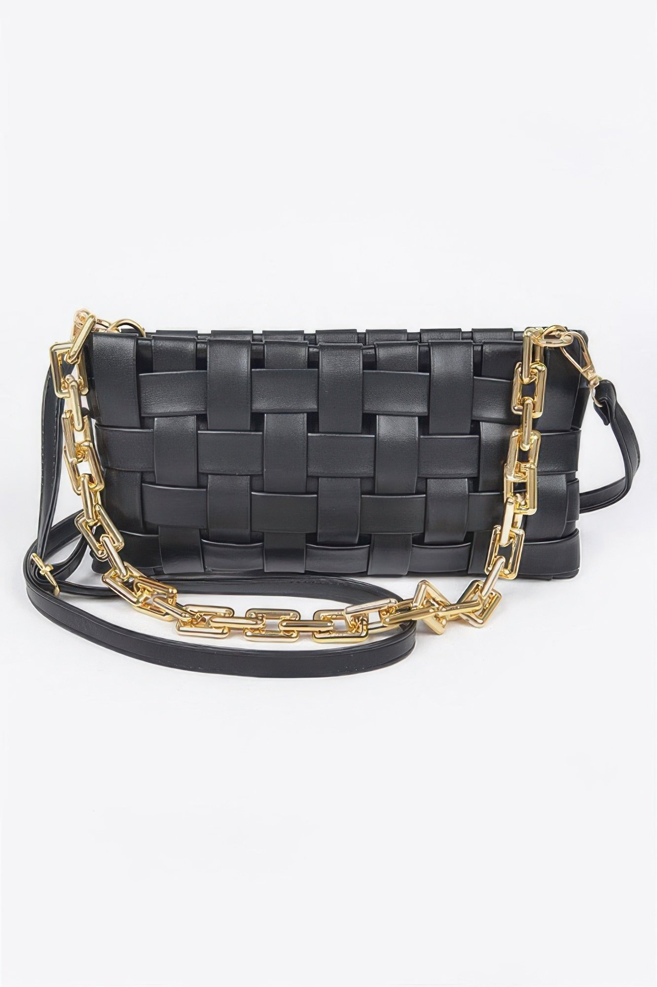 Braided Chain Crossbody Bag
