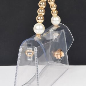 Transparent Ccb Handle Flap Clutch