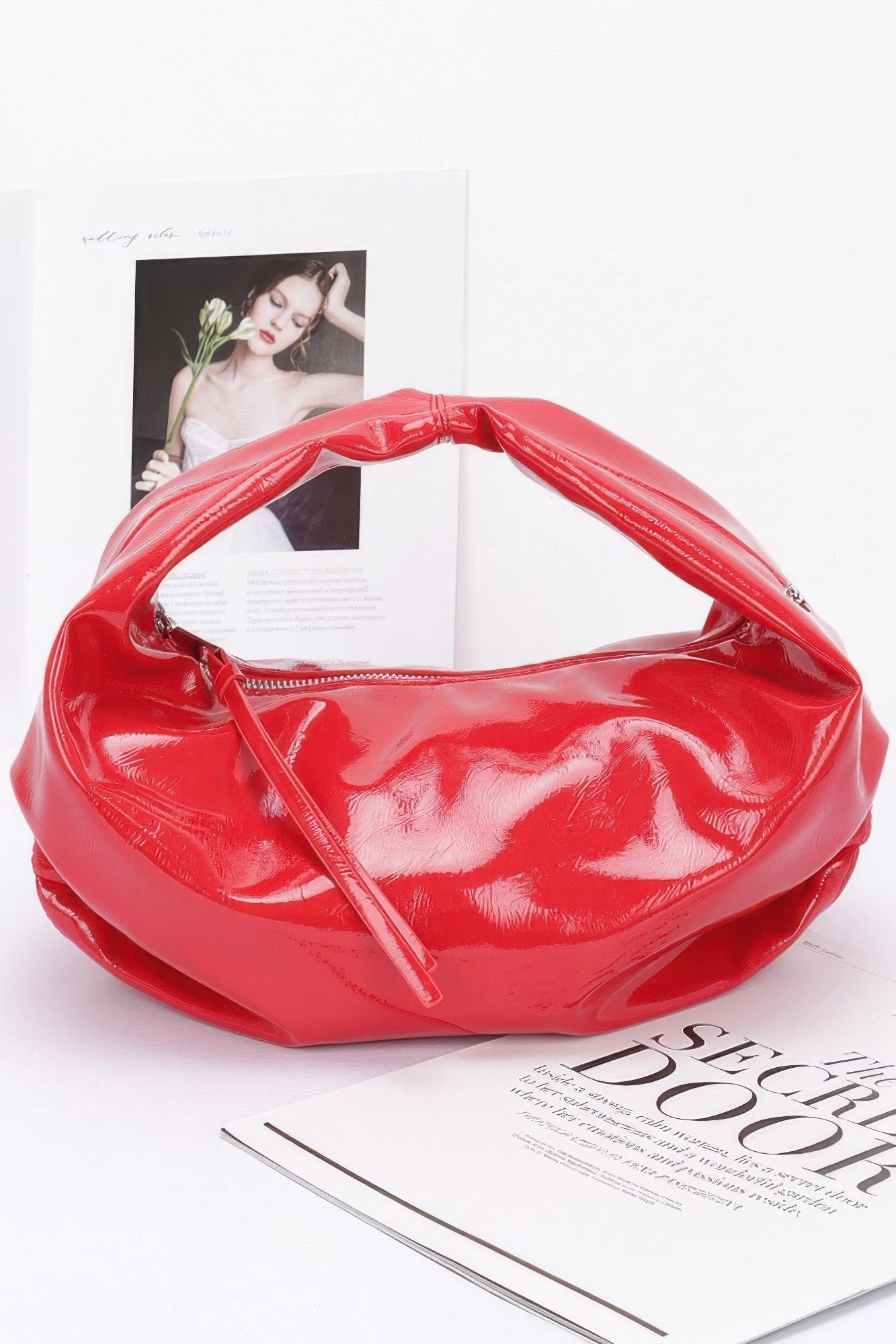 Patent leather hobo bag - Image 3