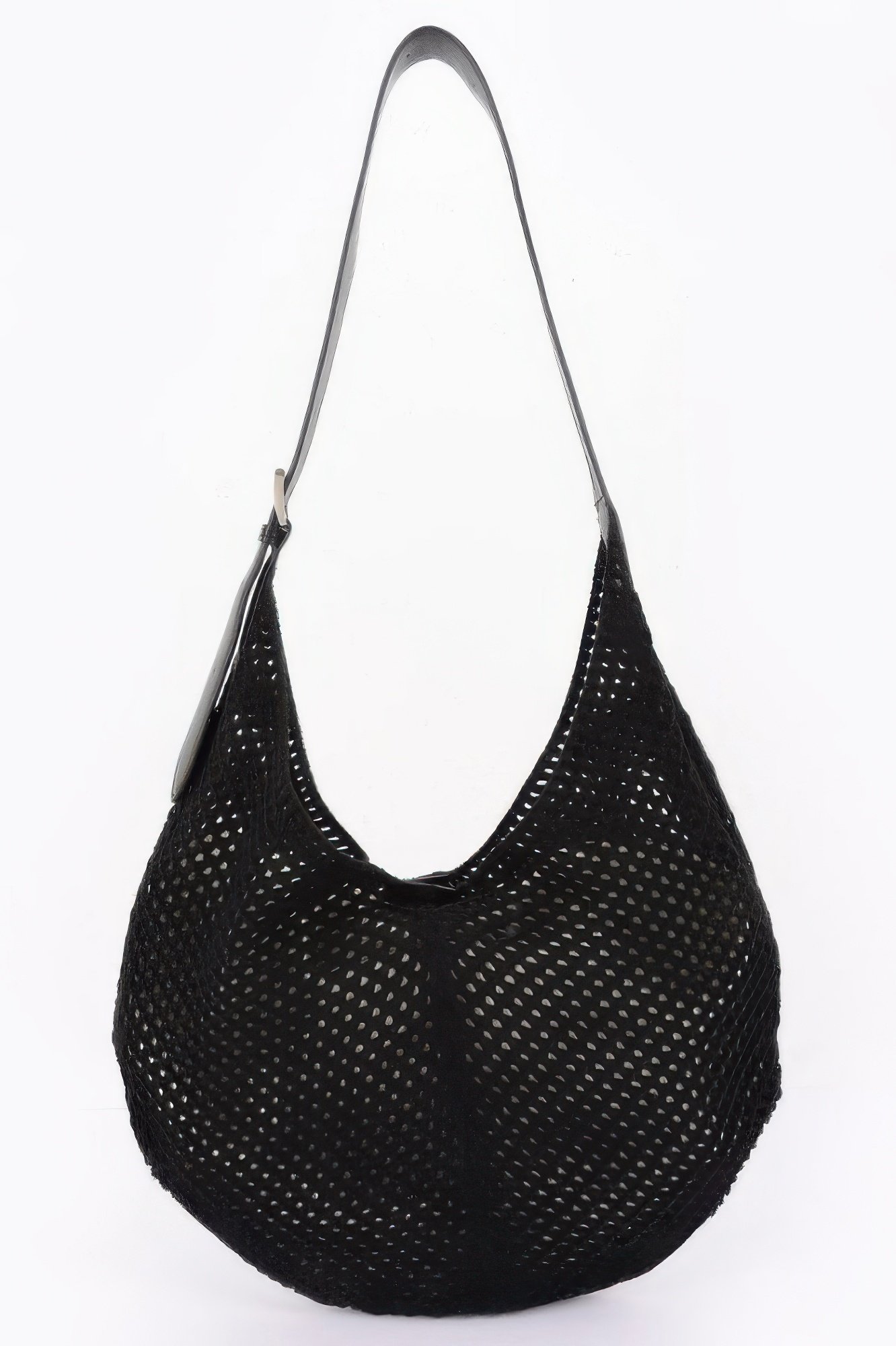 Mesh crochet shoulder with pouch - Image 2