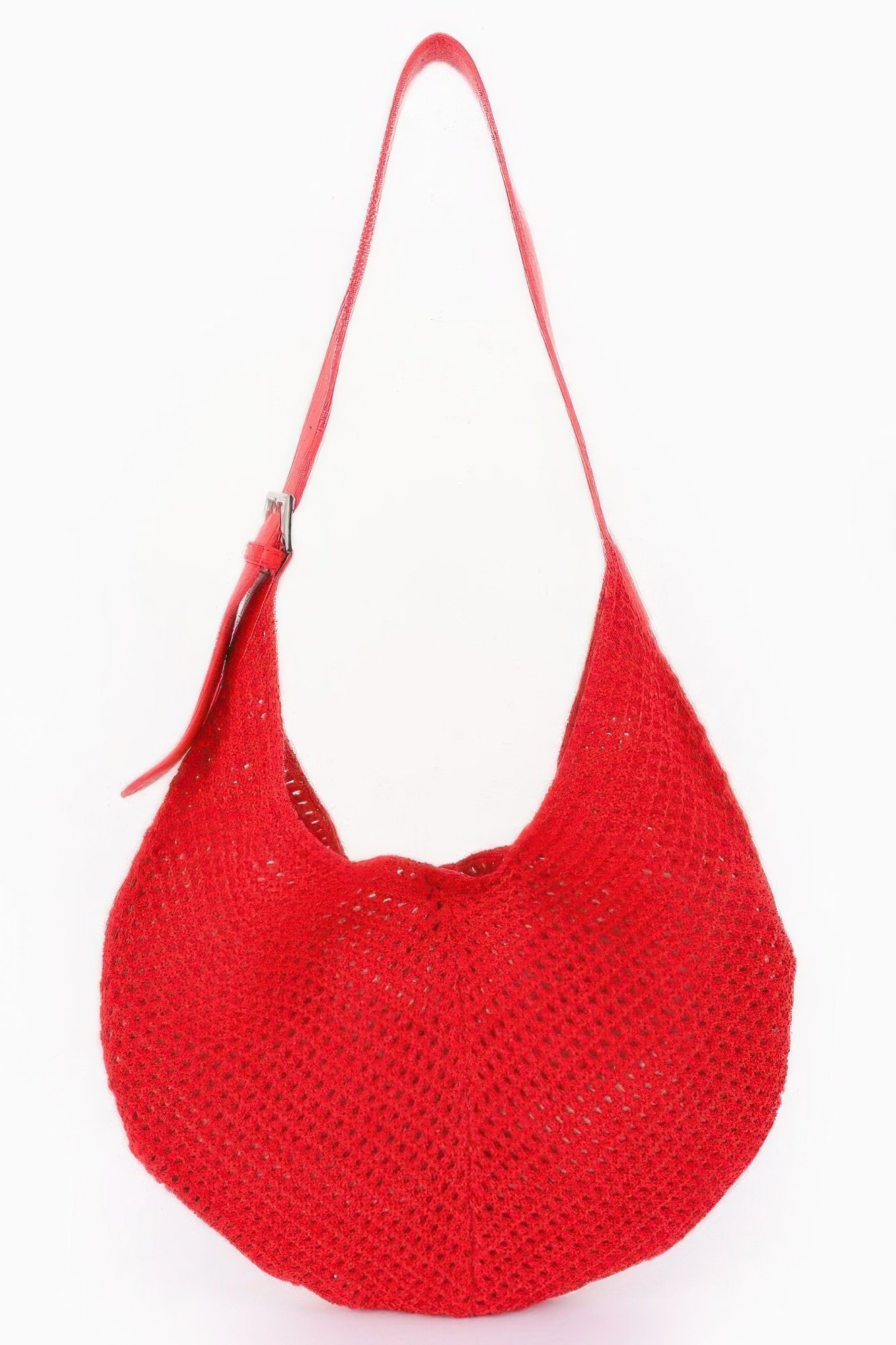 Mesh crochet shoulder with pouch - Image 4