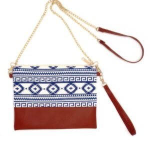 Aztec crossbody & wristlet bag