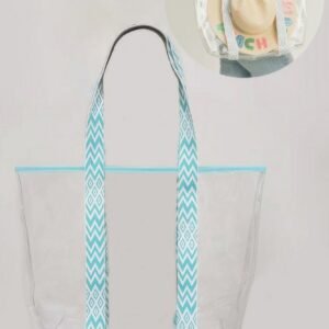 Hat carrying clear tote bag