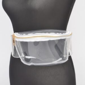 Clear Zip Front Fanny Pack