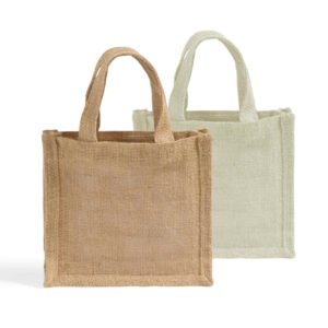 Small Burlap Party Favor Bags / Jute Gift Tote Bags TJ767