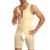 Mens Slimming Full Body Shaper with Butt Pad Compression Tummy Control Shapewear Open Crotch Male Corset Tight Shaping Underwear